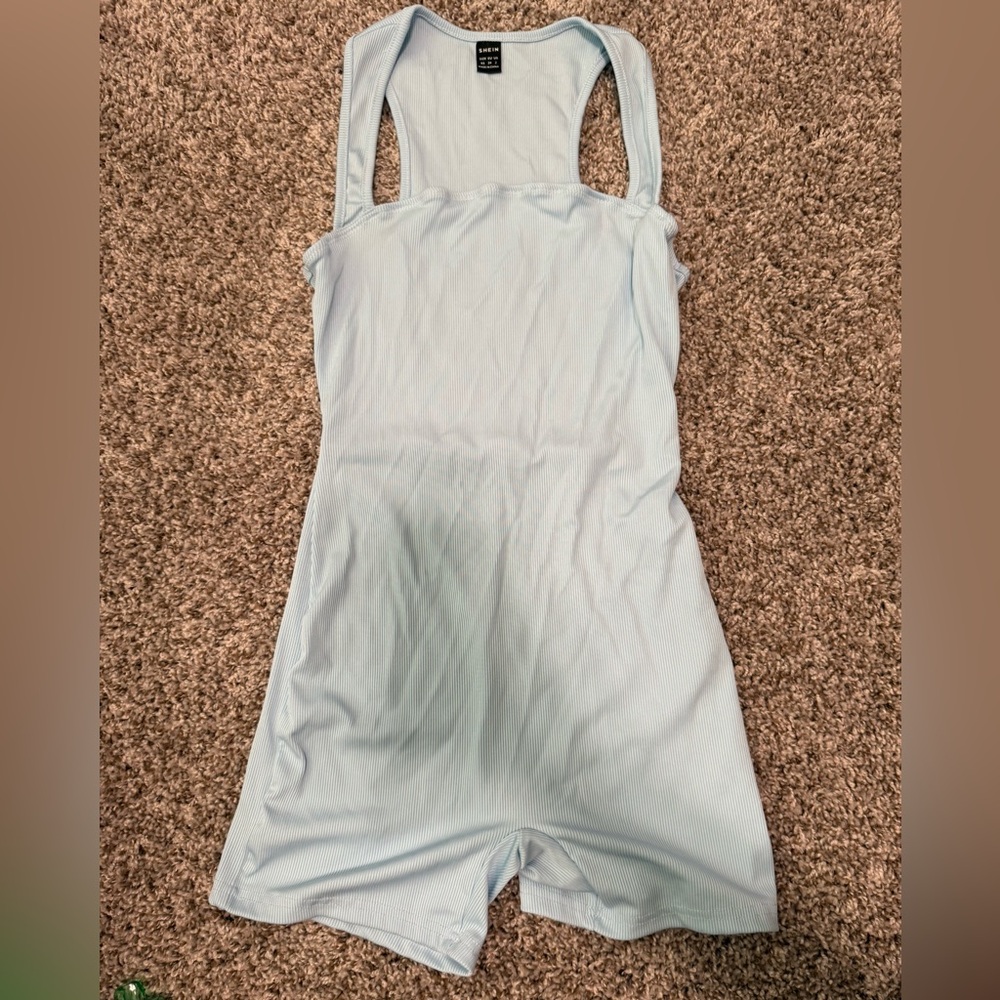 SHEIN Light Blue Jumpsuit